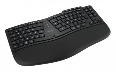 KENSINGTON  Clavier compact Pro Fit&reg; Ergo KB675 EQ sans fil bluetooth rechargeable - Noir