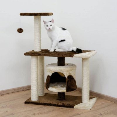 KERBL  Arbre &agrave; chat Jade Pro - Hauteur 96cm - Brun et beige