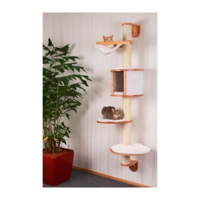 KERBL  Arbre &agrave; chats mural Dolomit 168 cm Blanc 81500