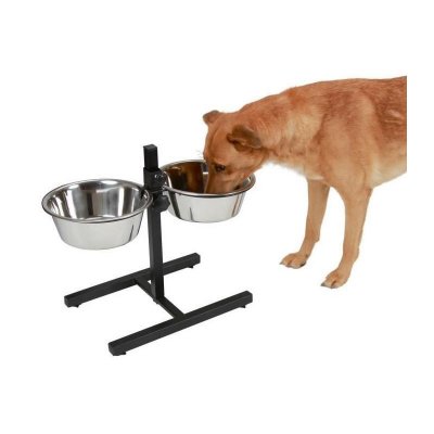 KERBL  Bar alimentation avec ecuelle pour chien - 2x2800ml