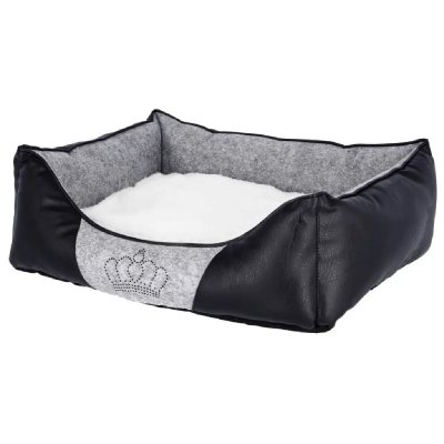 KERBL  Lit pour chiens Chiara 55 x 45 cm Gris et noir 80361