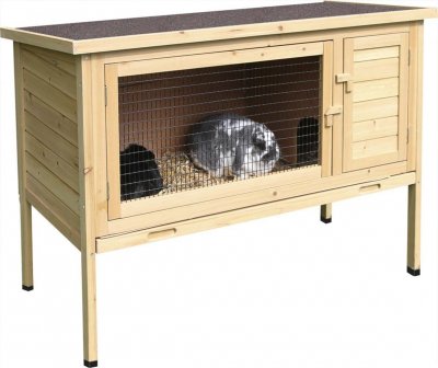 KERBL  Maison Buddy pour Rongeur, 116&nbsp;x 52&nbsp;x 82&nbsp;cm