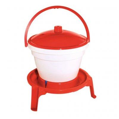 KERBL  Seau-Abreuvoir avec Pied/Anse pour &Eacute;levage Volaille 12 L