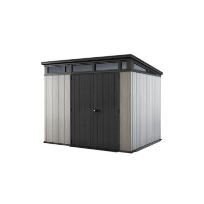 KETER  Abri de Jardin PVC Brossium 97 avec Toit en Monopente