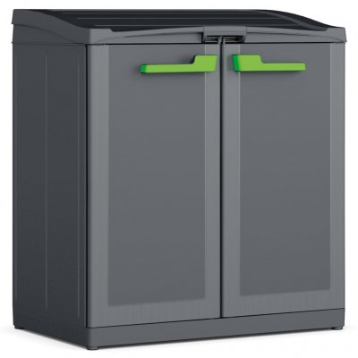 KETER  Armoire de recyclage Moby Compact Recycling System Gris graphite
