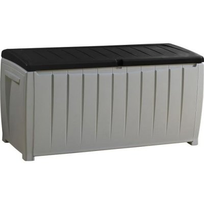 KETER  coffre de jardin avec assise 340l - gris et anthracite 404252