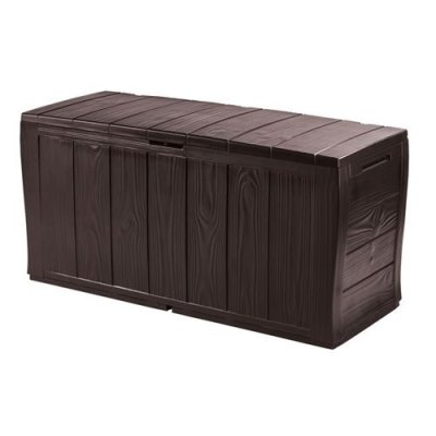 KETER  Coffre de rangement de jardin  Sherwood 270L plastique brun