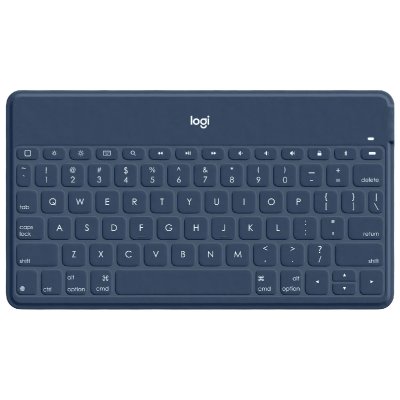 LOGITECH Keys-To-Go - Clavier - Bluetooth - QWERTY - Espagnol - bleu classique