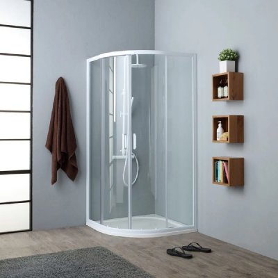 KIAMAMI VALENTINA  - Paroi De Douche Transparent Angulaire 90X90 Cm Venere