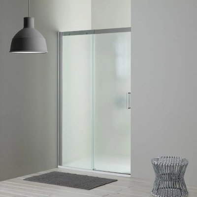 KIAMAMI VALENTINA  Porte de douche 130cm - Verre satin&eacute;