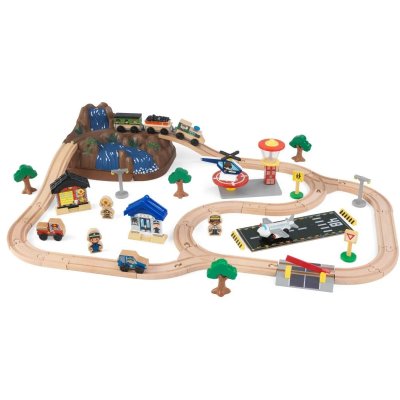 KIDKRAFT  - Circuit de train en bois Montagnes 
