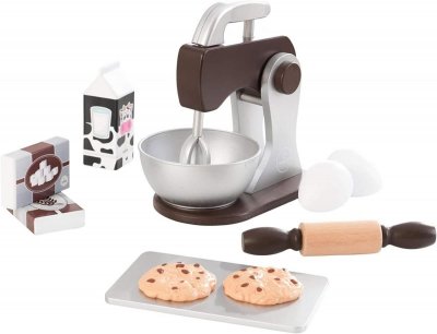 KIDKRAFT  Ensemble de p&acirc;tisserie jouet 10 pi&egrave;ces Marron 63370