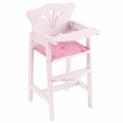 KidKraft lil' - Lil' Doll High Chair - blanc pr&eacute;cis
