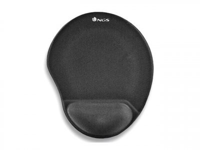 NGS KILIM GEL - Tapis de souris avec repose-poignets - ergonomic - noir