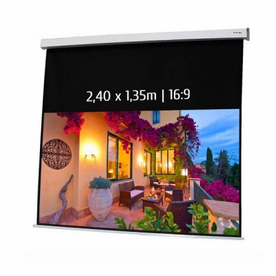 KIMEX  Ecran de projection motoris&eacute; 2,40x1,35m 16:9