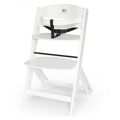 KINDERKRAFT  Chaise haute enfant &eacute;volutive Enock bois white