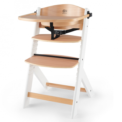Kinderkraft Chaise haute enfant &eacute;volutive Enock bois wooden white