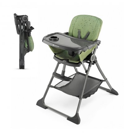 KINDERKRAFT  Chaise haute enfant &eacute;volutive FOLDEE green