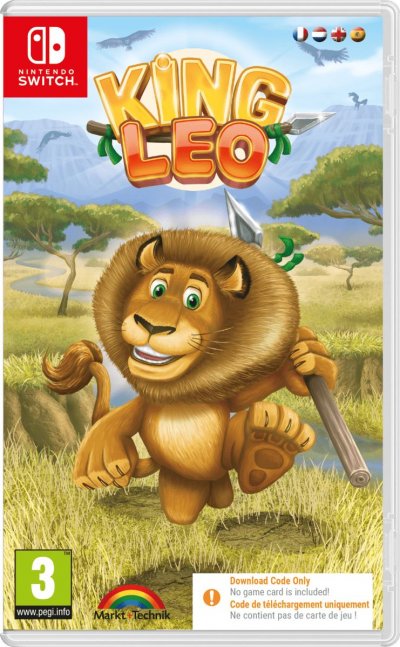 JUST FOR GAMES King Leo Nintendo SWITCH (Code de t&eacute;l&eacute;chargement) - Neuf