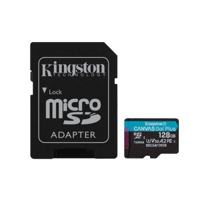 KINGSTON  Canvas Go! Plus microSDXC 128 Go, Carte m&eacute;moire