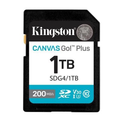 KINGSTON  Canvas Go! Plus SDXC 1 To, Carte m&eacute;moire
