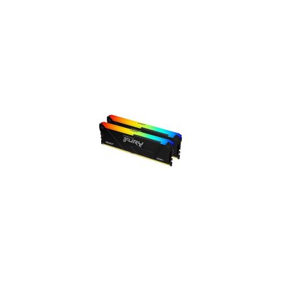KINGSTON TECHNOLOGY Kingston FURY Beast RGB 64GB 3600MT/s DDR4 CL18 DIMM (Kit of 2) Computer Memory KF436C18BB2AK2/64