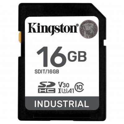 KINGSTON  Industrial 16 GB SDHC, Carte m&eacute;moire