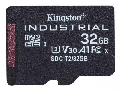 KINGSTON  Industrial 32 Go MicroSDHC UHS-I Classe 10, Carte m&eacute;moire