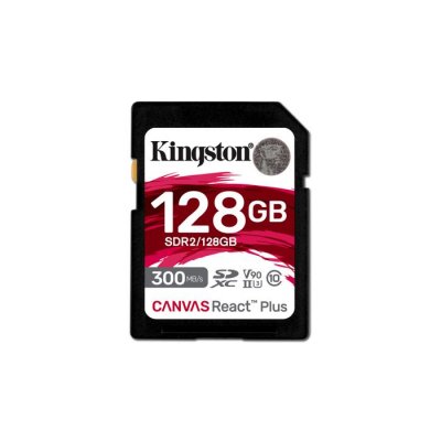 KINGSTON  Technology Canvas React Plus 128 Go SD UHS-II Classe 10
