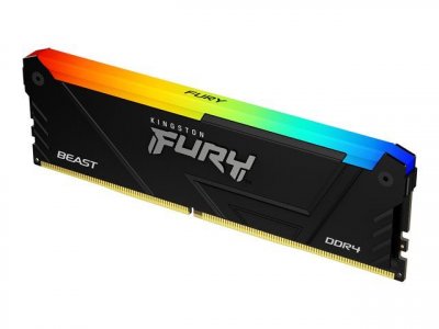 KINGSTON  Technology Fury Beast Rgb Kf432c16bb2ak2/64 64gb 2x32gb Ddr4 3200mhz Memory Ram Clair