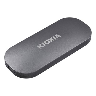 KIOXIA  Lxd10s001tg8 1tb External Ssd Hard Drive Argent&eacute;