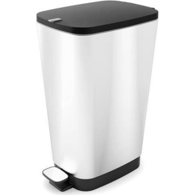 KIS  Chic Poubelle Plastique Argent 25 L 26,5 x 40,5 x 45 cm