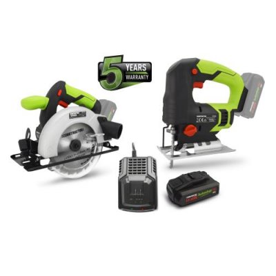 CONSTRUCTOR Kit 2 machines sans fil 20V + 1 bat 2Ah - Construc