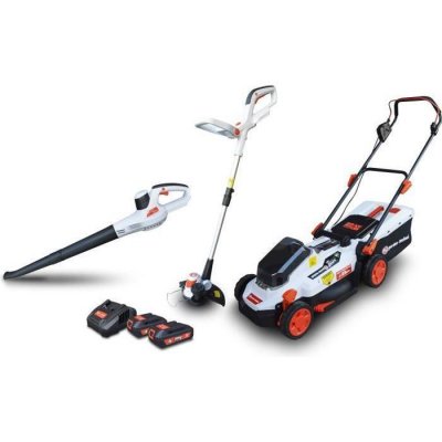 ELEM GARDEN TECHNIC Kit 3 machines rechargeables 20V max + 2 batteries