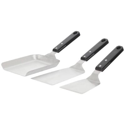 LE MARQUIER Kit 3 spatules inox  AGR97 Noir et Argent