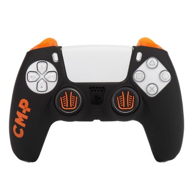 JUST FOR GAMES Kit Accessoire Control Mod Pro pour manette PS5 Noir et Orange