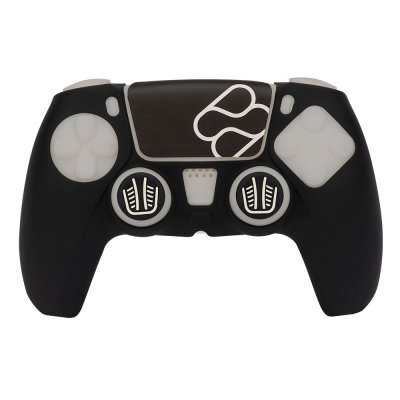 JUST FOR GAMES Kit Accessoire personnalis&eacute;  pour manette PS5 Noir