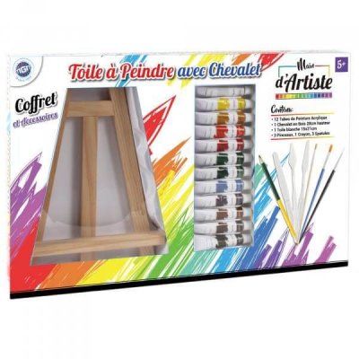 MGM Kit acrylique avec toile et chevalet