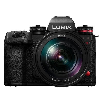 PANASONIC Kit Appareil photo hybride Lumix S1RII Noir + Optique 24-105 mm 