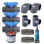 UBBINK Kit by Pass Deluxe pour Pompe &agrave; Chaleur diam 50