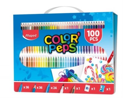 MAPED CREATIVE Kit coloriage  Color'peps 100 pi&egrave;ces - MAPED CREATIV