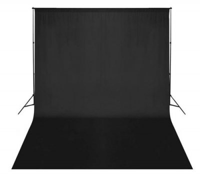 HELLOSHOP26 Kit complet studio photo + fond noir sans coutures 3x5 m photo vid&eacute;o studio professionnel 1802016/4