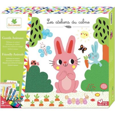 AU SYCOMORE Kit cr&eacute;atif  Multi Activit&eacute;s Gentils Animaux