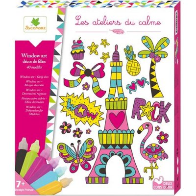 AU SYCOMORE Kit cr&eacute;atif  Window Art Deco Fille