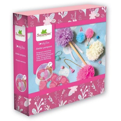AU SYCOMORE Kit cr&eacute;atif Faujas atelier pompons