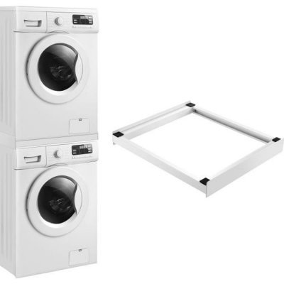 [EN.CASA] Kit de Superposition pour Lave-Linge S&egrave;che-Linge Standard 60 cm Blanc 