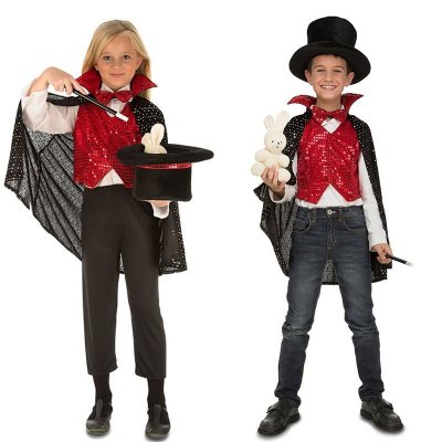  Kit d&eacute;guisement avec accessoires magicien enfant