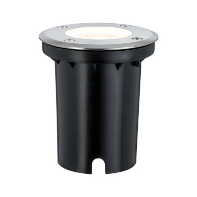 Kit Encastr&eacute; sp&eacute;c. sol rond IP67 GU10 140x140 mm acier inox-M&eacute;tal
