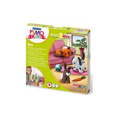 FIMO Kit  kids animaux familiers 262263