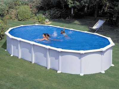 GRE Kit piscine acier DREAMPOOL Premium 7.3 x 3.8 x 1.3m